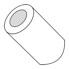 Round Spacers, Nylon, 3/16"