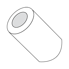 Round Spacers, Nylon, 3/8"