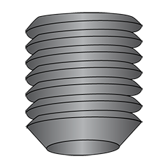 Cup Point Set Screws, Coarse
