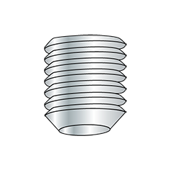 Cup Point Set Screws, Fine