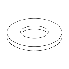Standard Flat Washers, Nylon